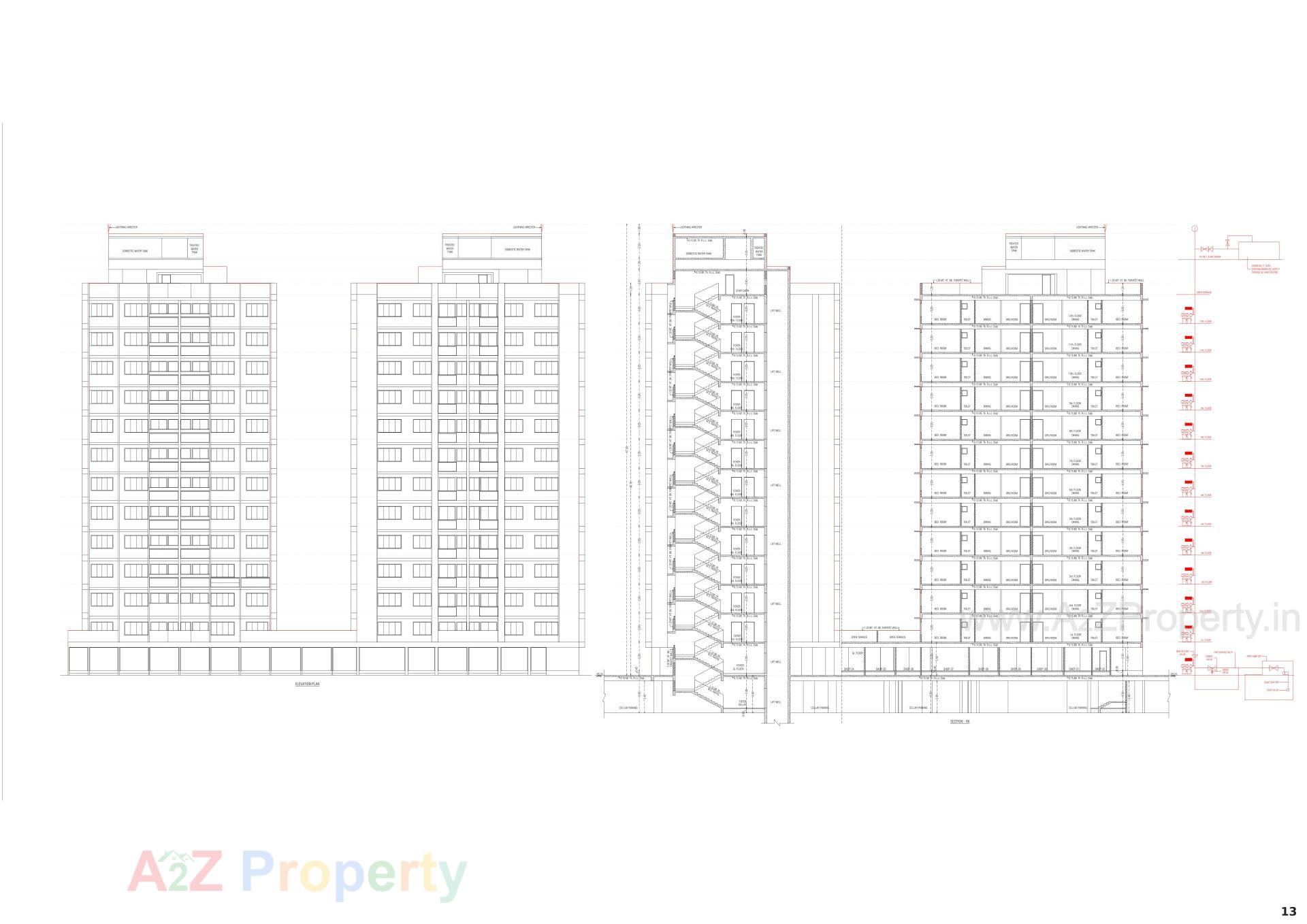 Layout of real estate project Adarsh Lotus located at Vatva, Ahmedabad, Gujarat