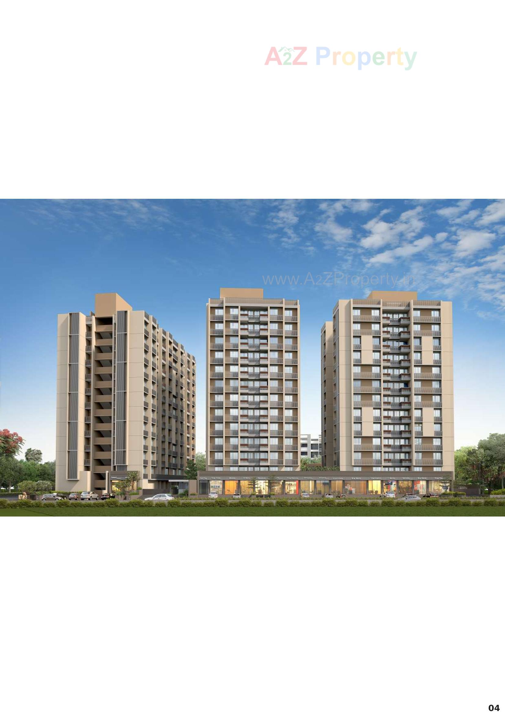 3D Elevation of real estate project Adarsh Lotus located at Vatva, Ahmedabad, Gujarat
