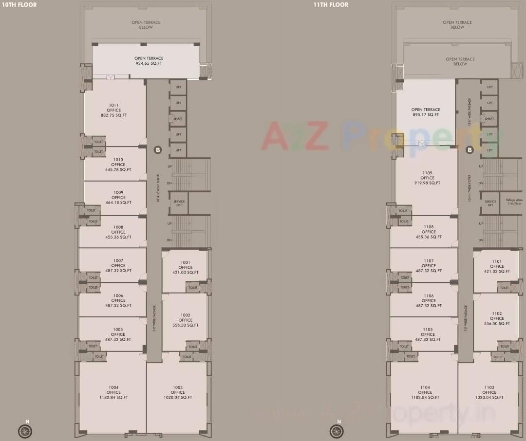 Layout of real estate project Addor Aspire Ii located at Kocharab, Ahmedabad, Gujarat