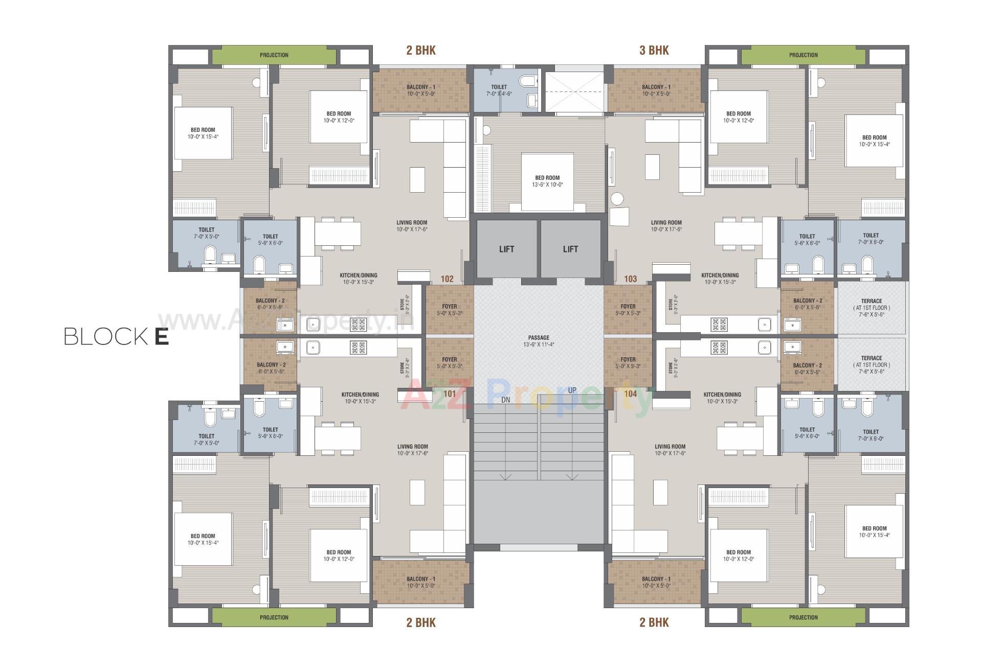 Layout of real estate project Adhishthan Luxuria located at Muthiya, Ahmedabad, Gujarat