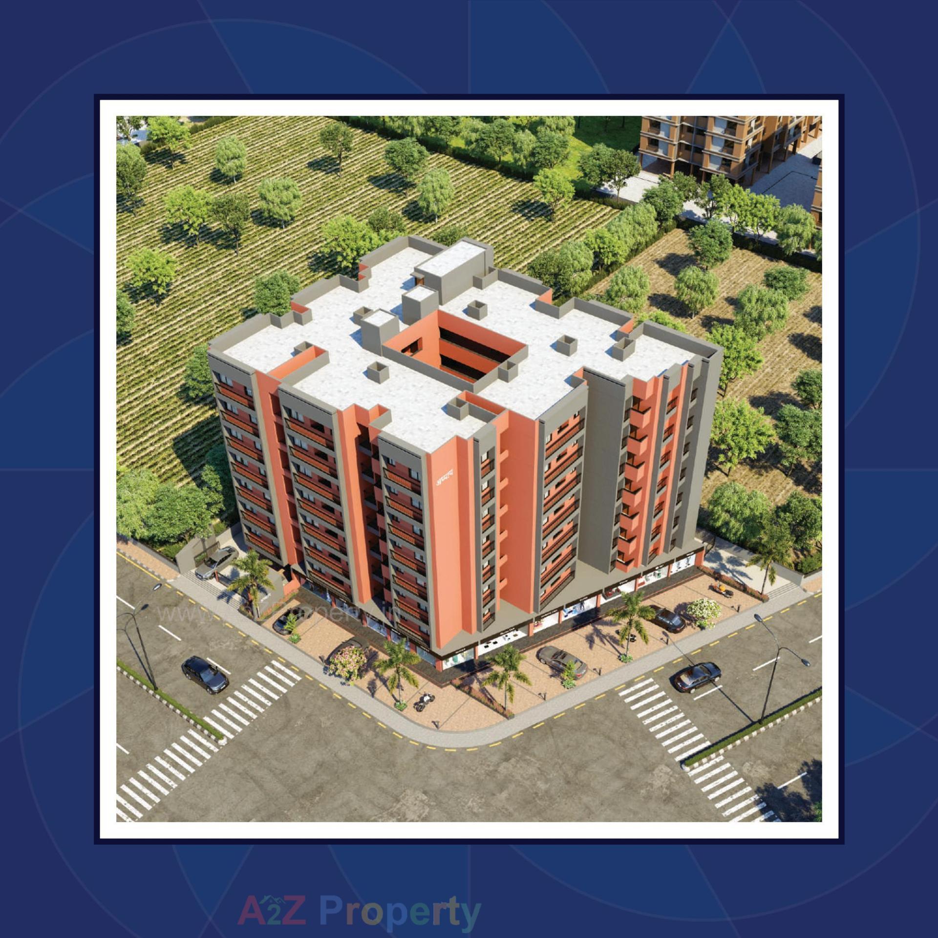 3D Elevation of real estate project Adhyay located at Singrava, Ahmedabad, Gujarat