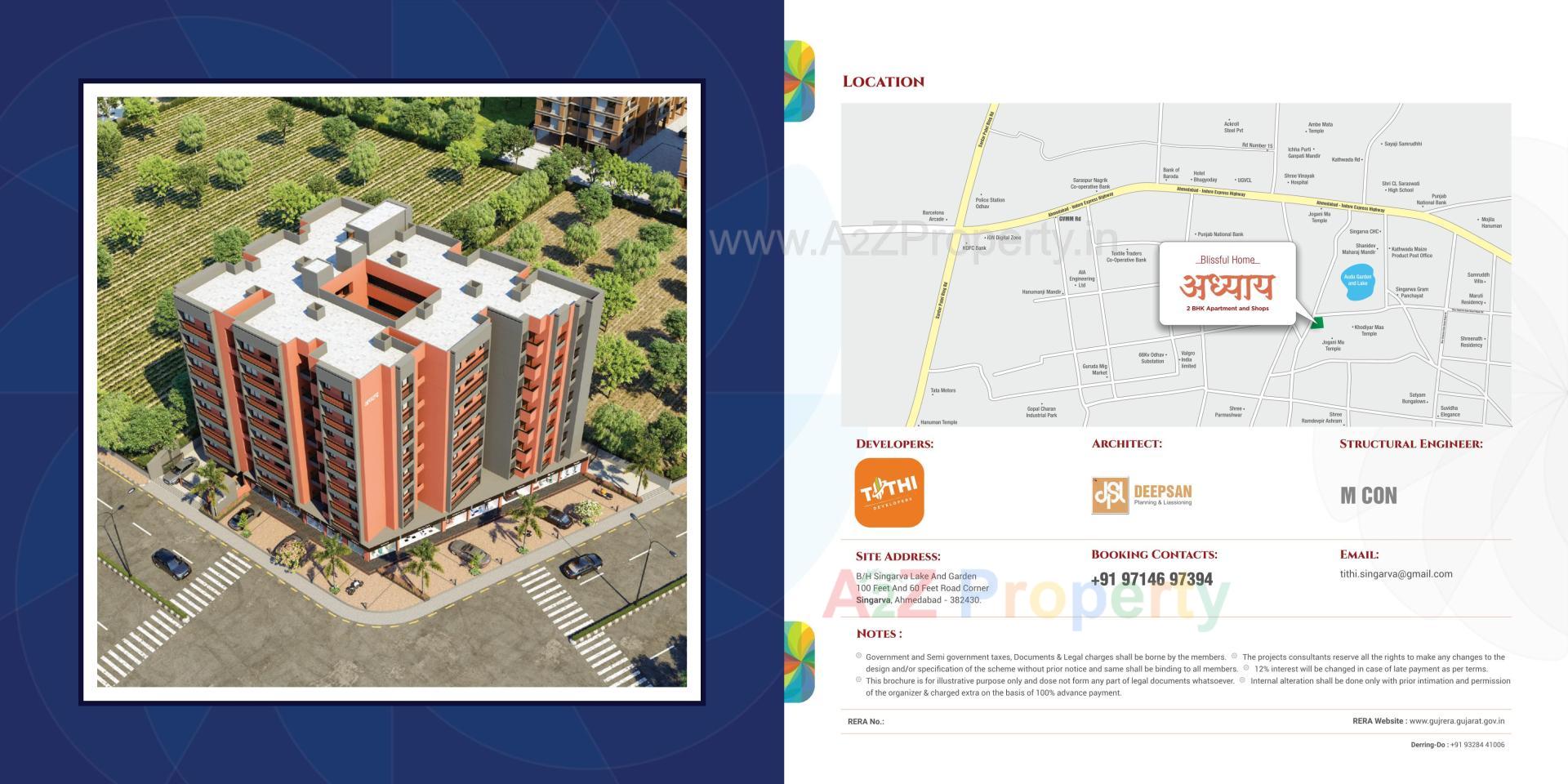  of real estate project Adhyay located at Singrava, Ahmedabad, Gujarat