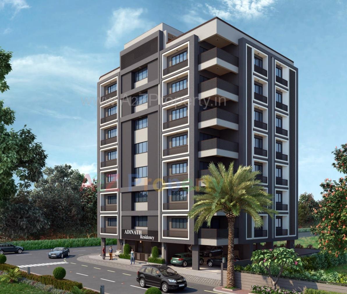 3D Elevation of real estate project Adinath Residency located at Kocharab, Ahmedabad, Gujarat