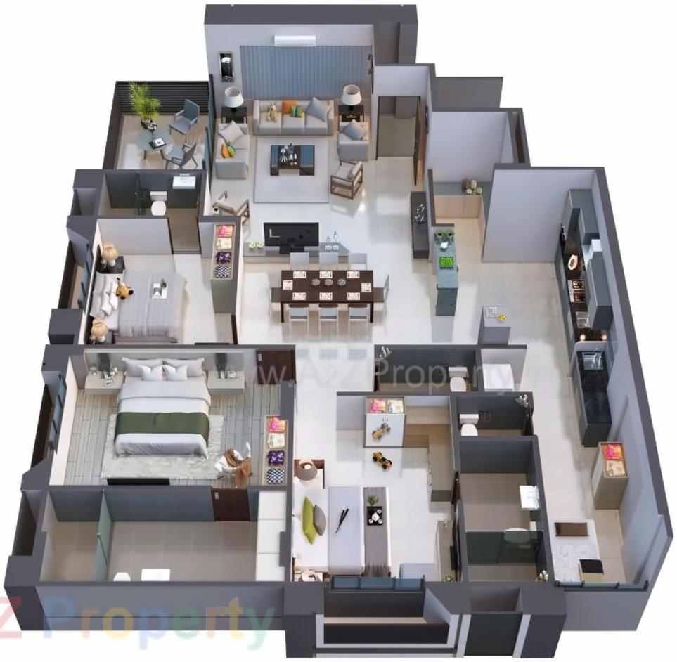 Layout of real estate project Adinath Residency located at Kocharab, Ahmedabad, Gujarat