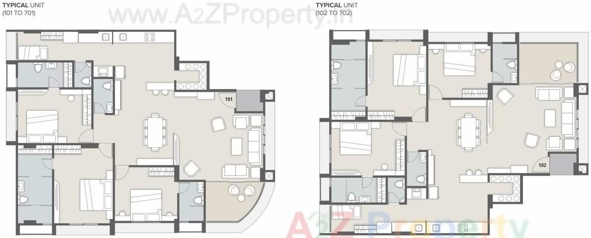 Layout of real estate project Adinath Residency located at Kocharab, Ahmedabad, Gujarat