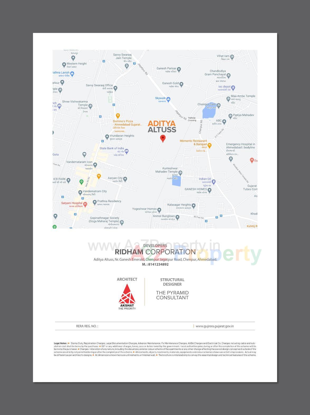  of real estate project Aditya Altuss located at Ahmedabad, Ahmedabad, Gujarat