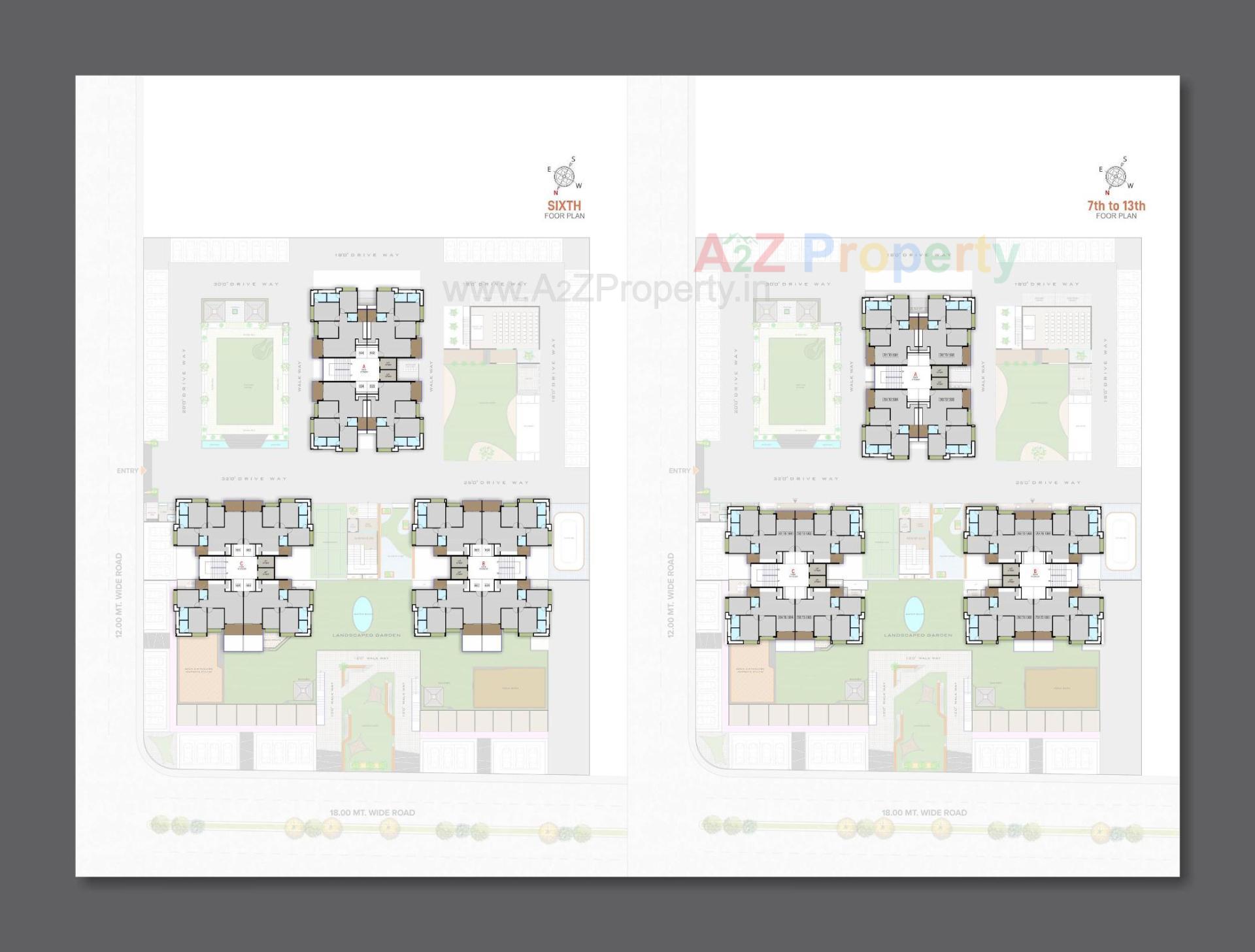 Layout of real estate project Aditya Altuss located at Ahmedabad, Ahmedabad, Gujarat
