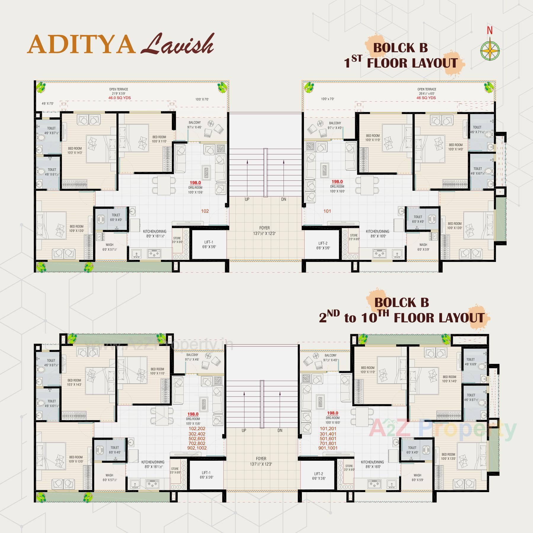 Layout of real estate project Aditya Lavish located at Vastral, Ahmedabad, Gujarat