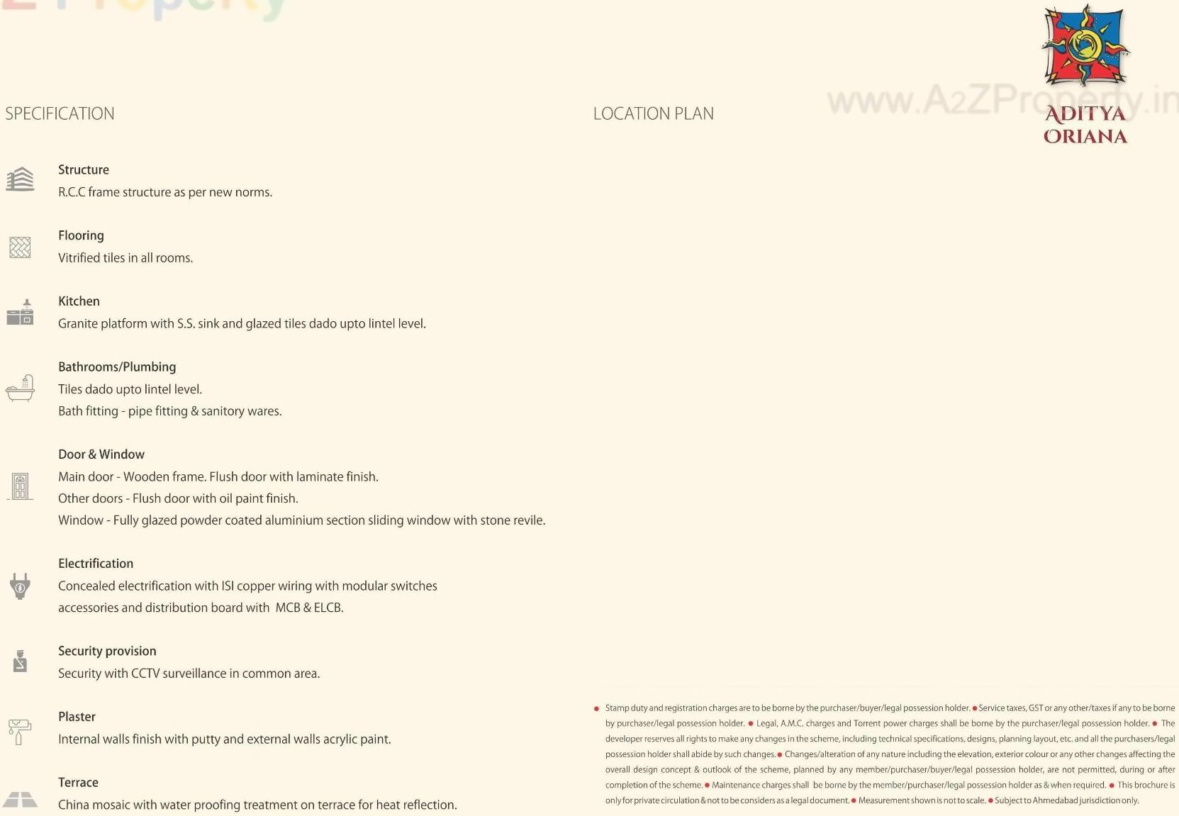  of real estate project Aditya Oriana located at Gota, Ahmedabad, Gujarat