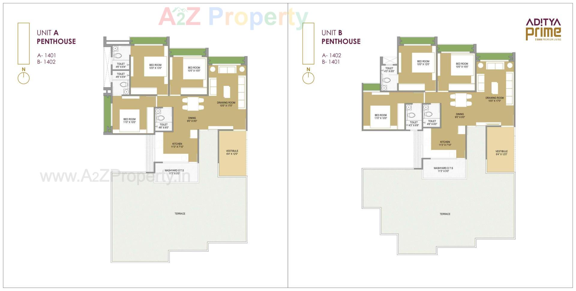 Layout of real estate project Aditya Prime located at Ahmedabad, Ahmedabad, Gujarat