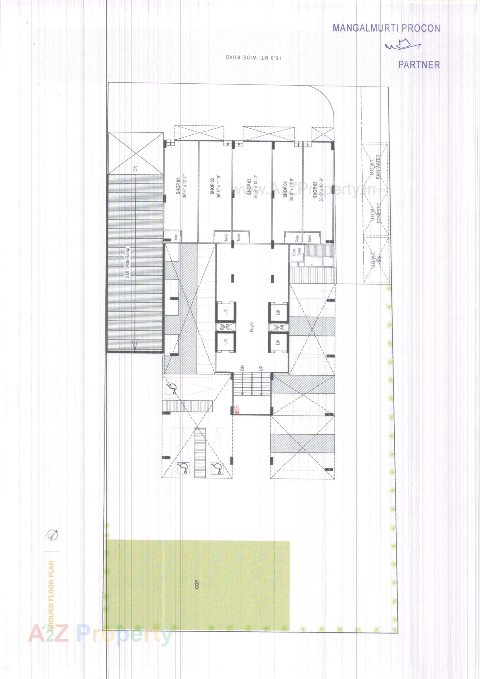 Layout of real estate project Advait located at Gota, Ahmedabad, Gujarat