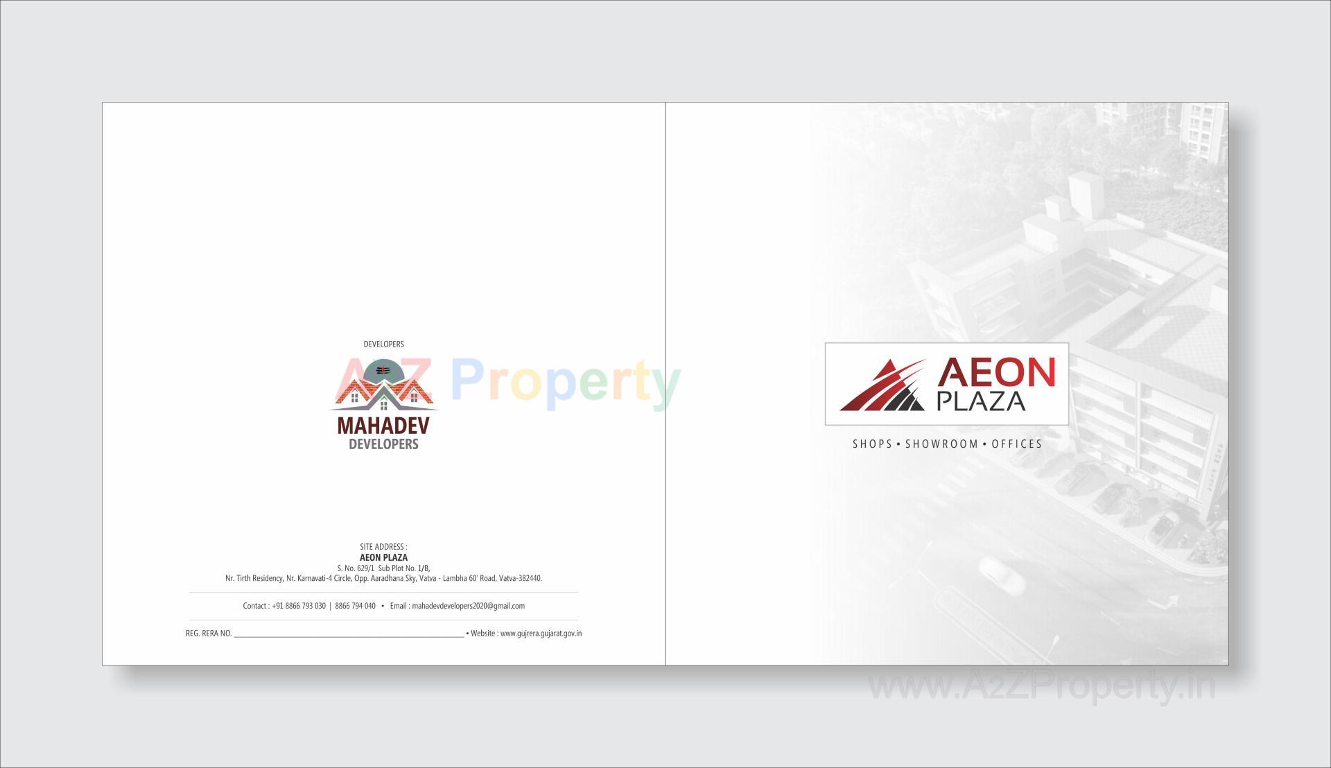  of real estate project Aeon Plaza located at Vatva, Ahmedabad, Gujarat