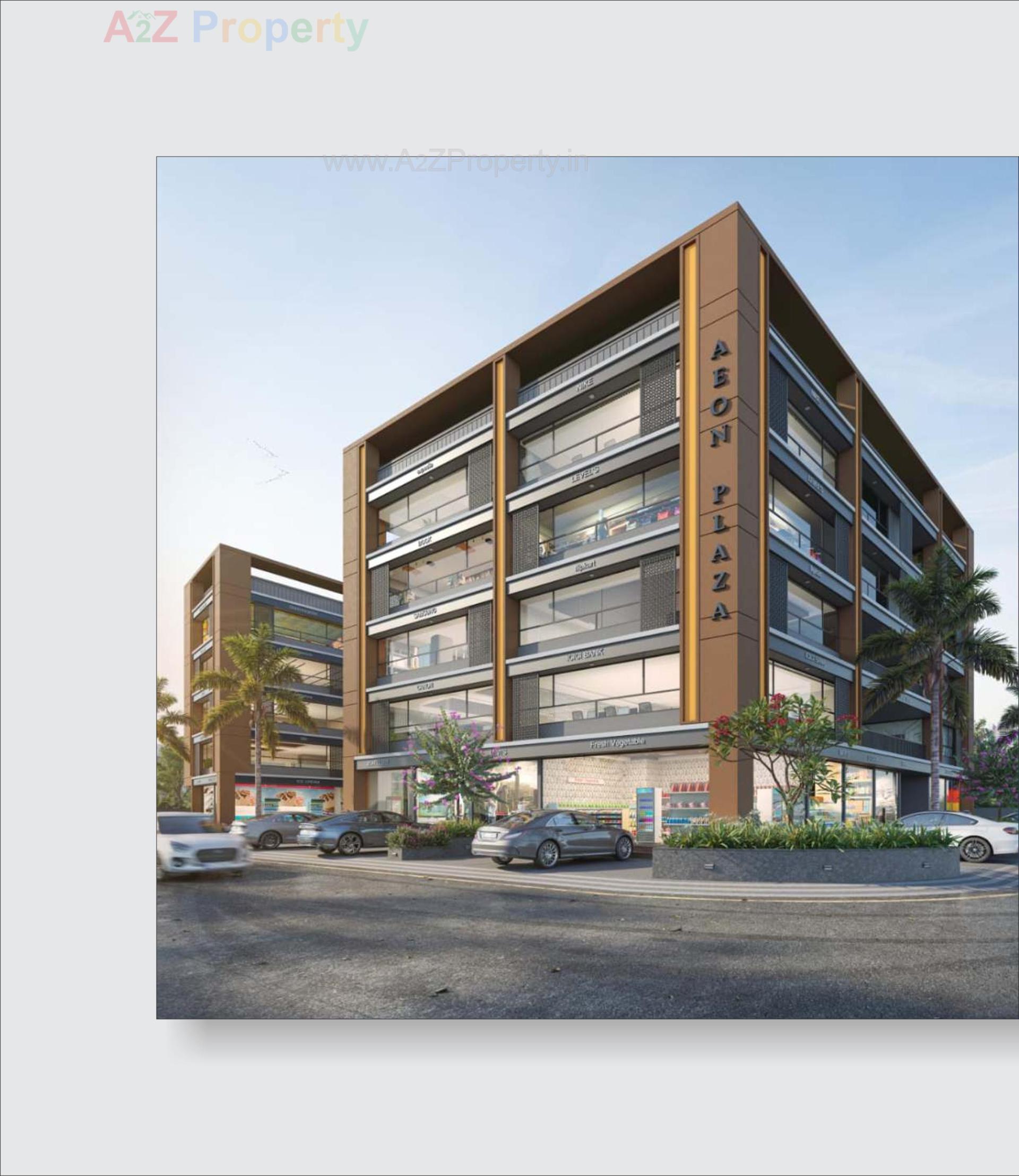 3D Elevation of real estate project Aeon Plaza located at Vatva, Ahmedabad, Gujarat