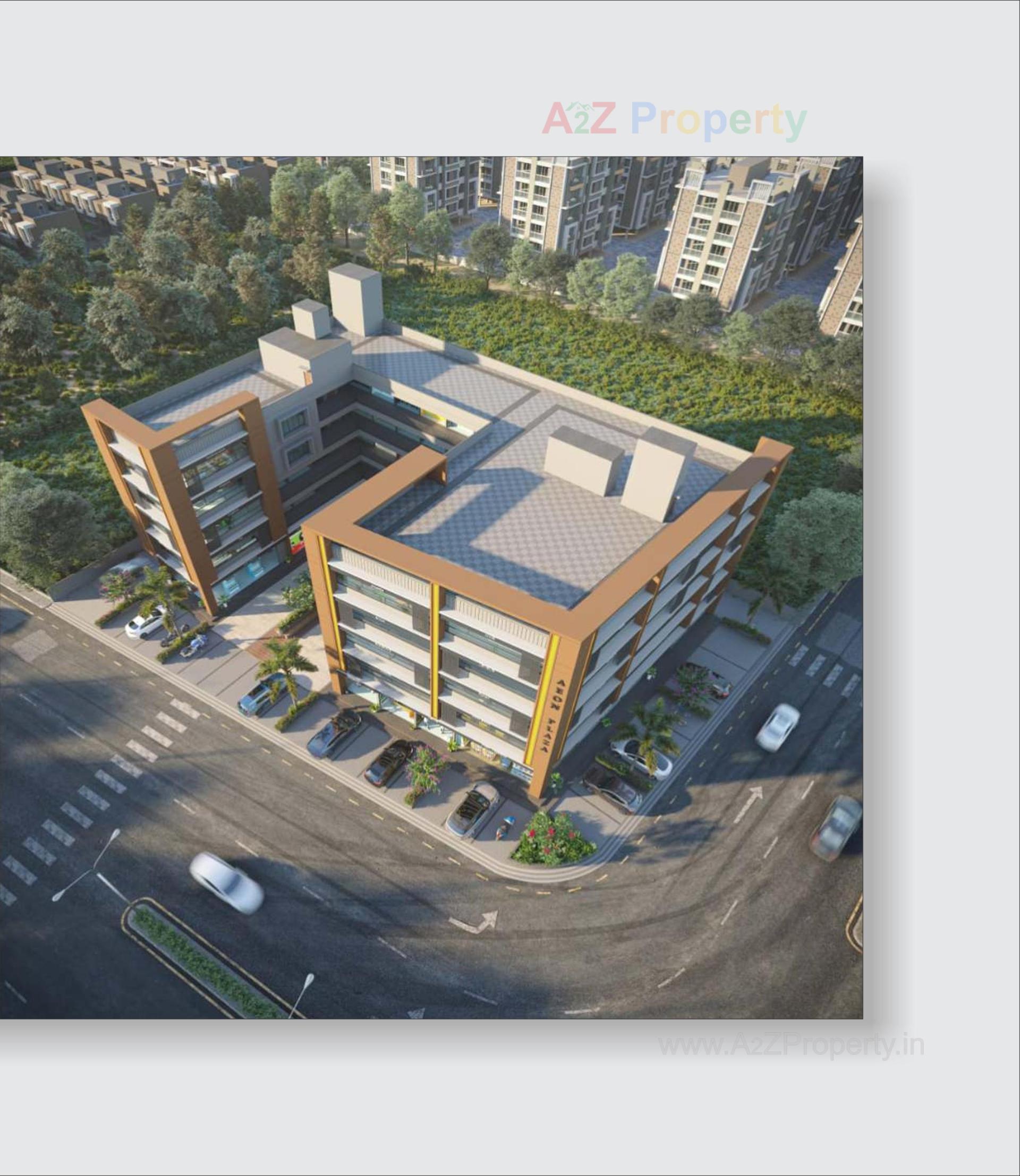 3D Elevation of real estate project Aeon Plaza located at Vatva, Ahmedabad, Gujarat