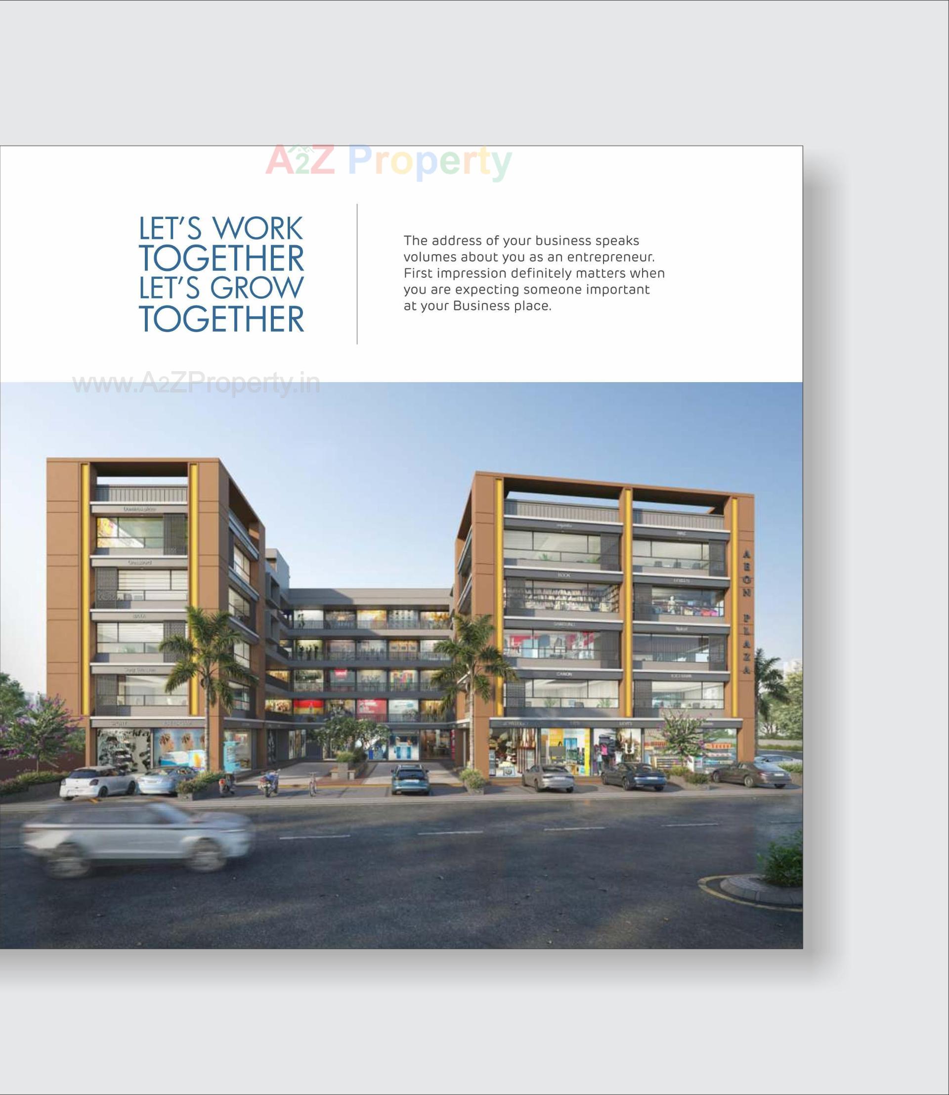 3D Elevation of real estate project Aeon Plaza located at Vatva, Ahmedabad, Gujarat