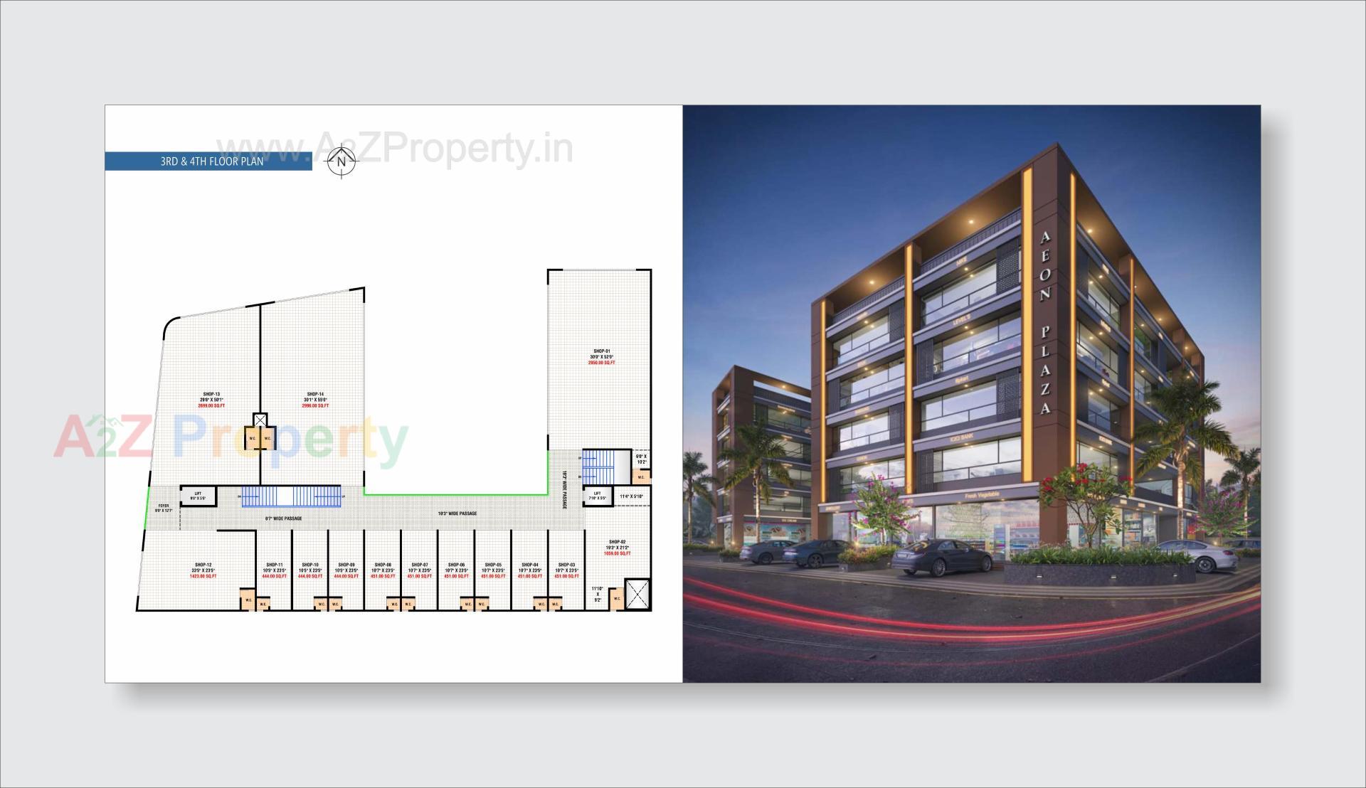  of real estate project Aeon Plaza located at Vatva, Ahmedabad, Gujarat