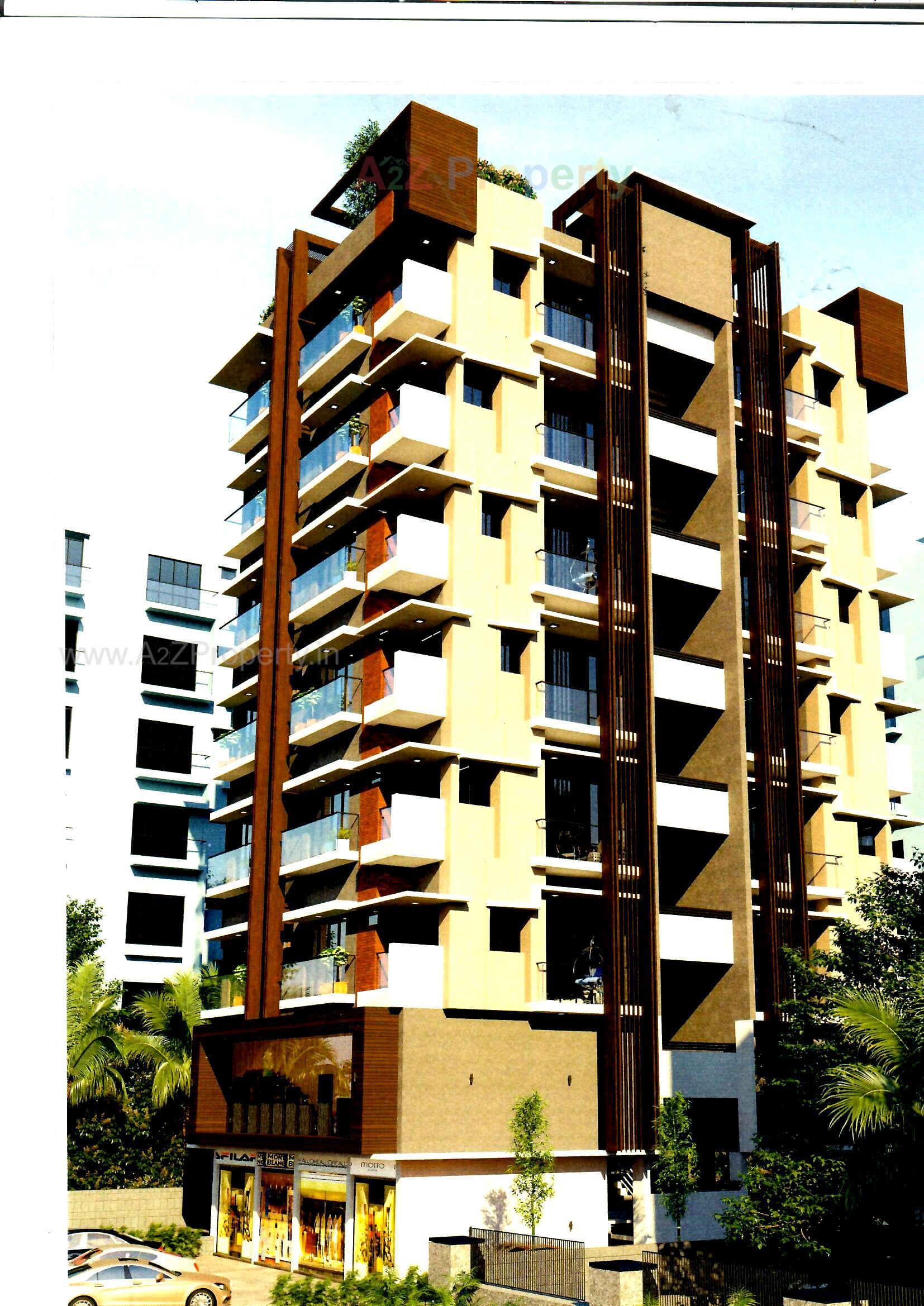 3D Elevation of real estate project Ahmed E Bad Ark located at Gyaspur, Ahmedabad, Gujarat