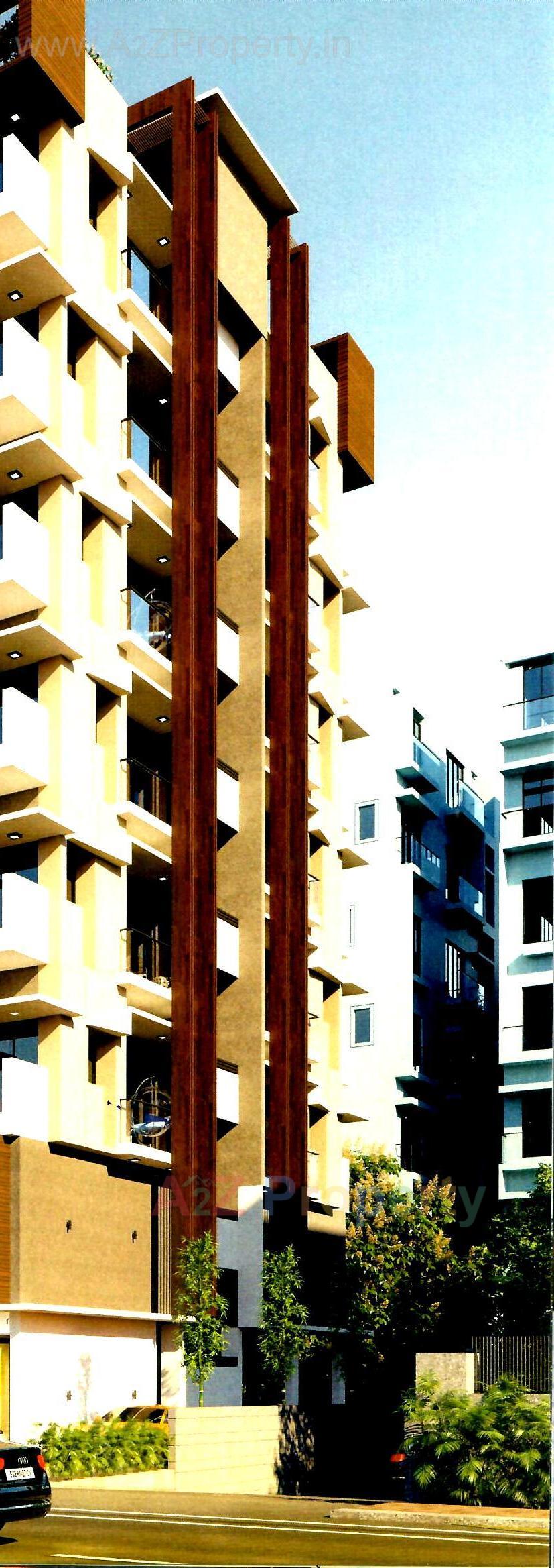 3D Elevation of real estate project Ahmed E Bad Ark located at Gyaspur, Ahmedabad, Gujarat