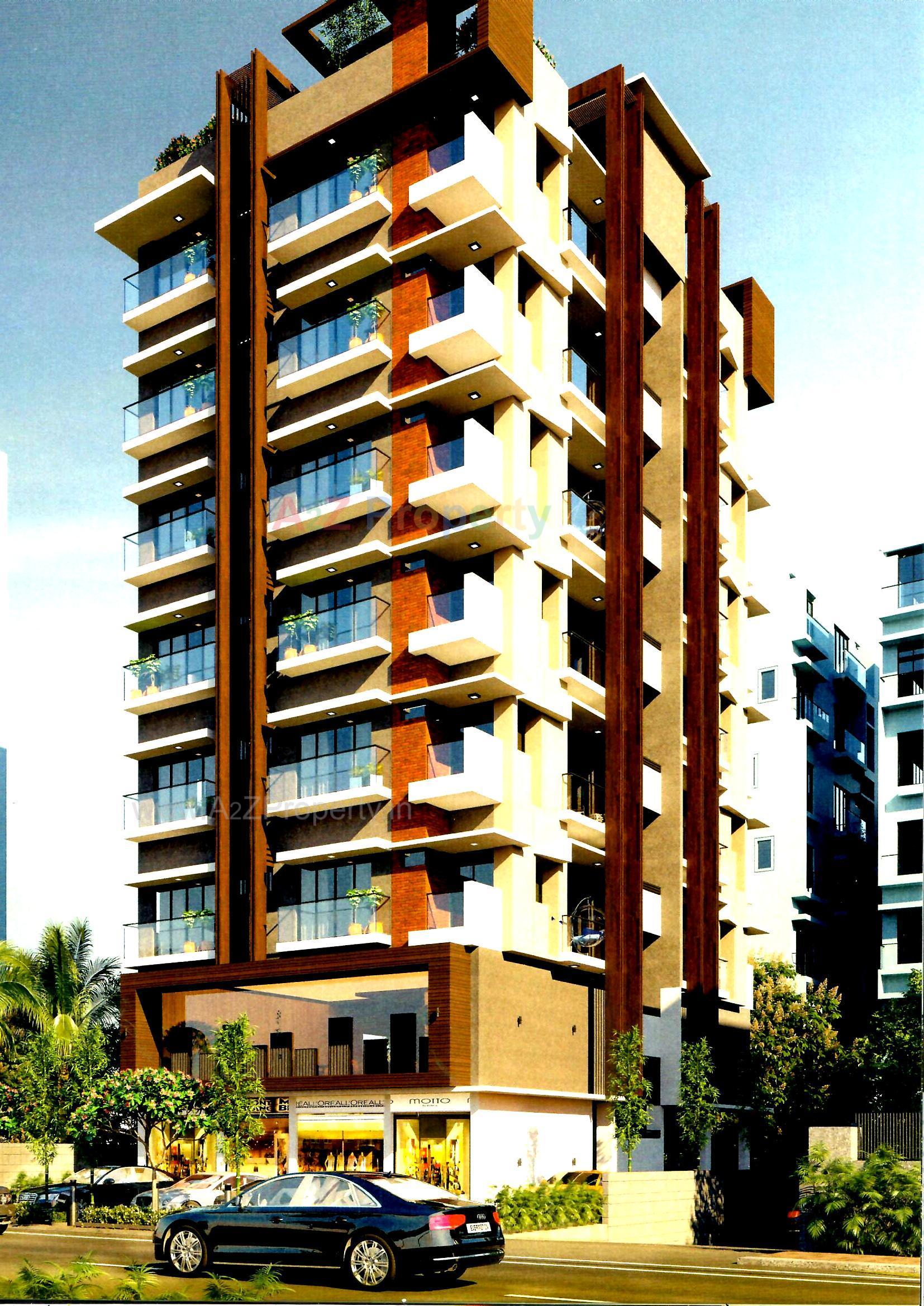 3D Elevation of real estate project Ahmed E Bad Ark located at Gyaspur, Ahmedabad, Gujarat