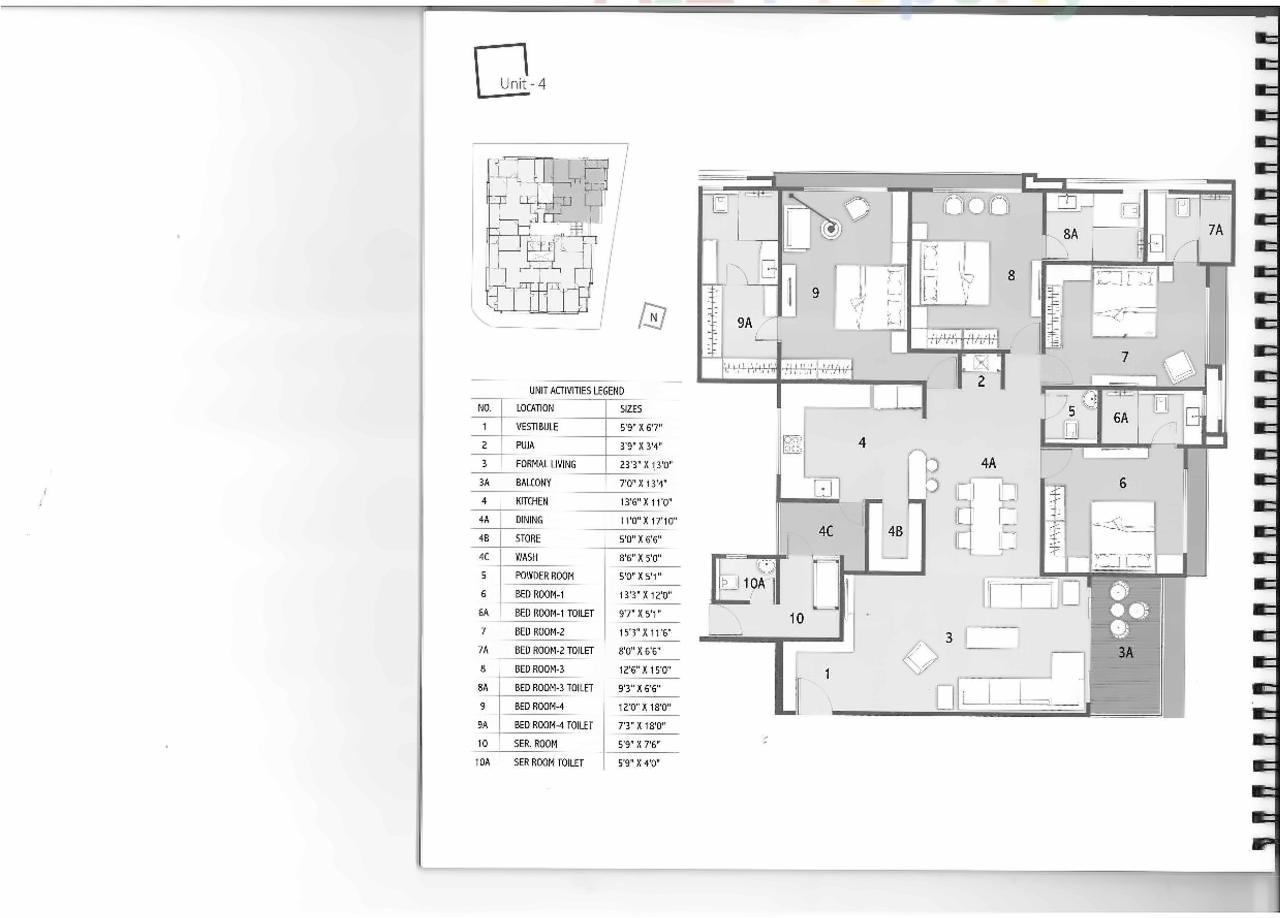 Layout of real estate project Aikya One located at Chadavad, Ahmedabad, Gujarat