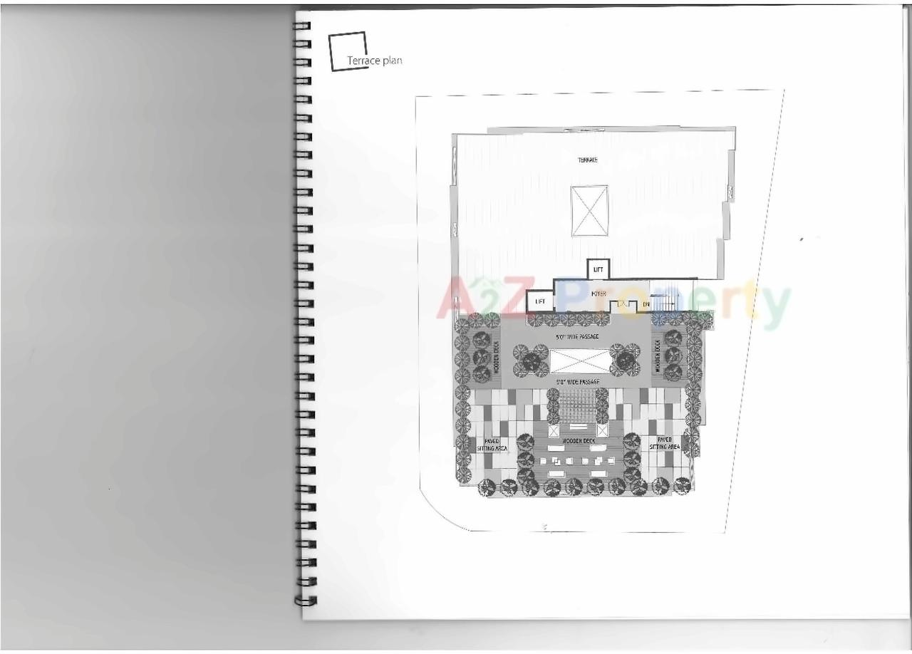 Layout of real estate project Aikya One located at Chadavad, Ahmedabad, Gujarat