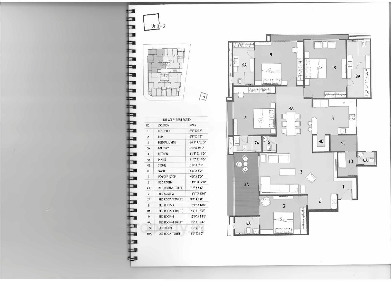 Layout of real estate project Aikya One located at Chadavad, Ahmedabad, Gujarat