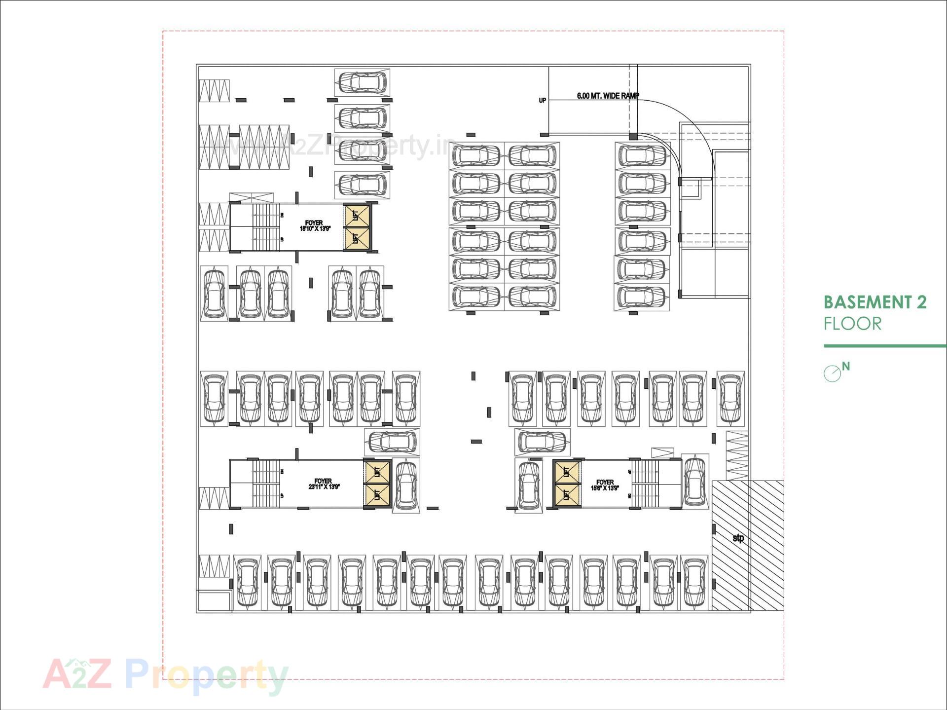 Layout of real estate project Airan Shela located at Shela, Ahmedabad, Gujarat