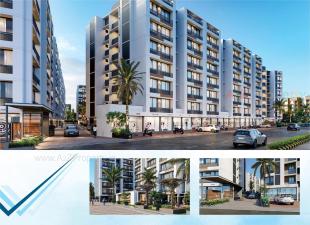 Elevation of real estate project Airport View Residency located at Hansol, Ahmedabad, Gujarat