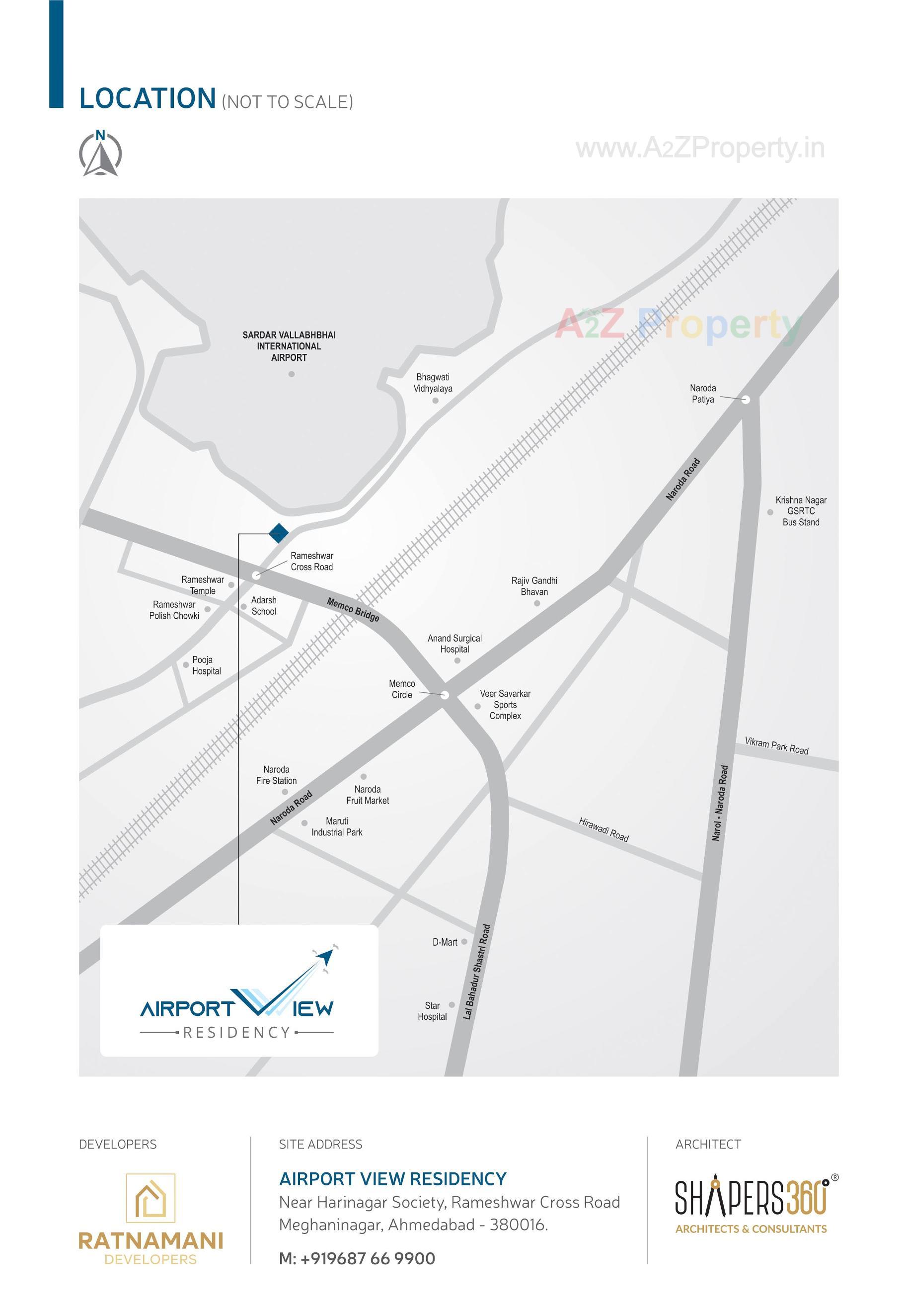  of real estate project Airport View Residency located at Hansol, Ahmedabad, Gujarat