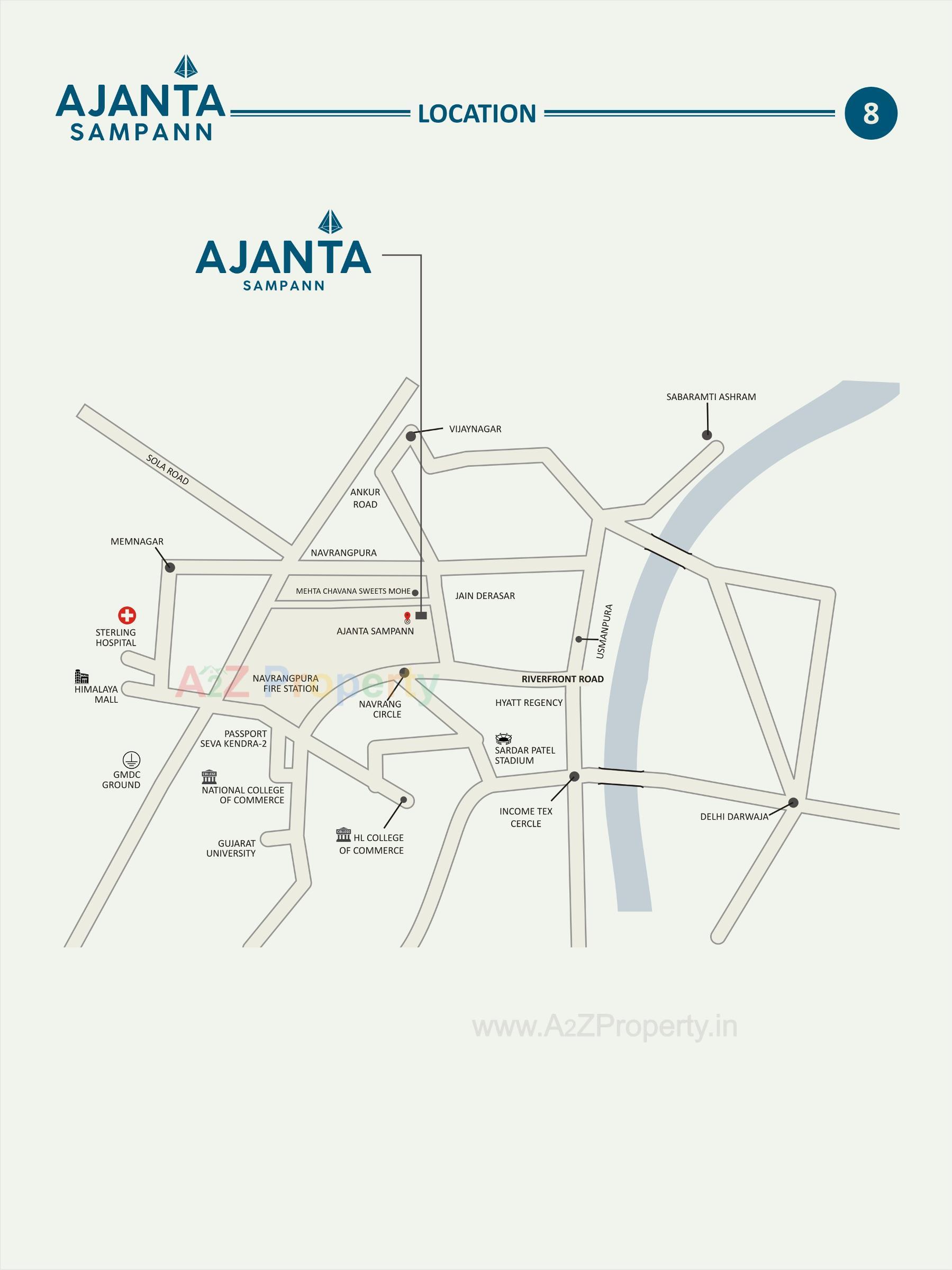  of real estate project Ajanta Sampann located at Usmanpura, Ahmedabad, Gujarat