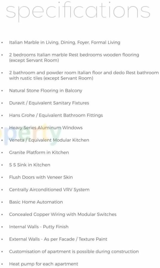 Project Specifications