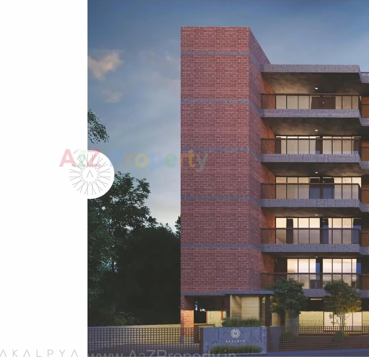 3D Elevation of real estate project Akalpya located at Jodhpur, Ahmedabad, Gujarat