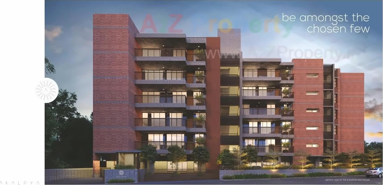 3D Elevation of real estate project Akalpya located at Jodhpur, Ahmedabad, Gujarat