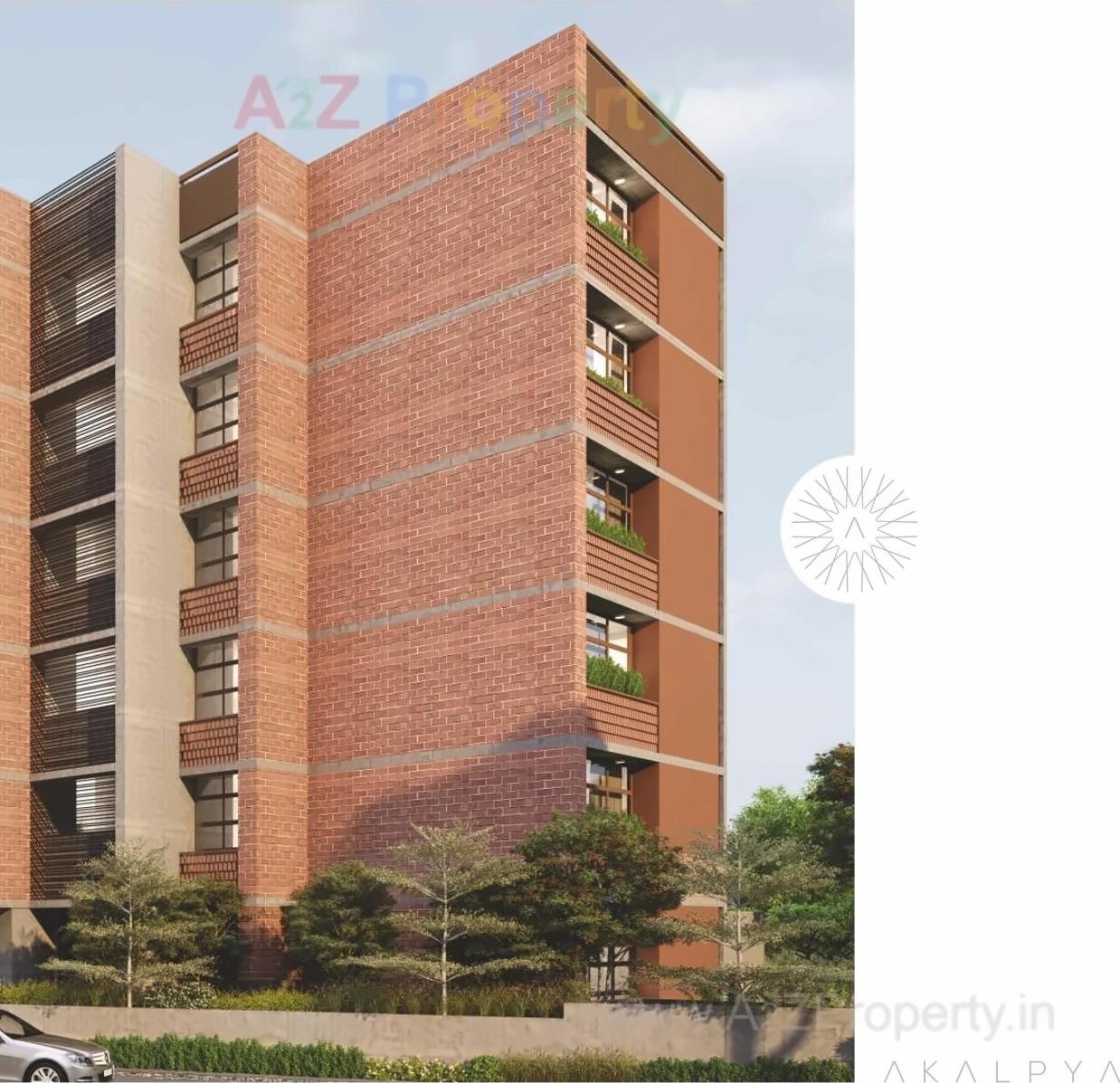 3D Elevation of real estate project Akalpya located at Jodhpur, Ahmedabad, Gujarat