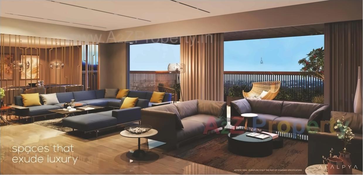 3D Elevation of real estate project Akalpya located at Jodhpur, Ahmedabad, Gujarat