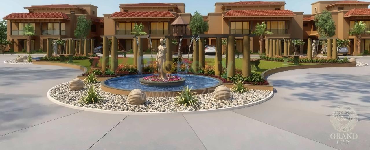 3D Elevation of real estate project Akash Grand City located at Enasan, Ahmedabad, Gujarat