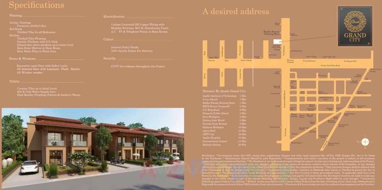  of real estate project Akash Grand City located at Enasan, Ahmedabad, Gujarat