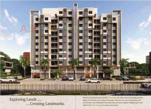 Elevation of real estate project Akibah Heights located at Makarba, Ahmedabad, Gujarat