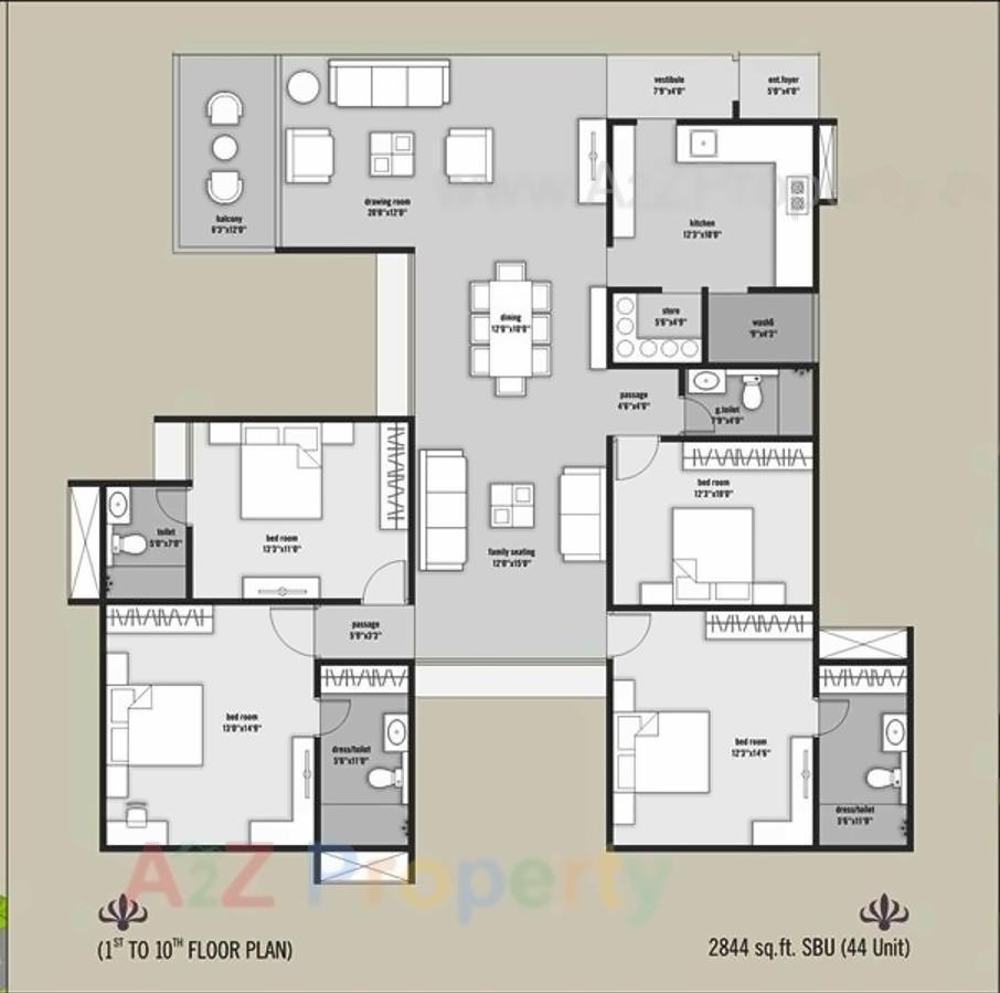 Layout of real estate project Akira located at Sarkhej, Ahmedabad, Gujarat