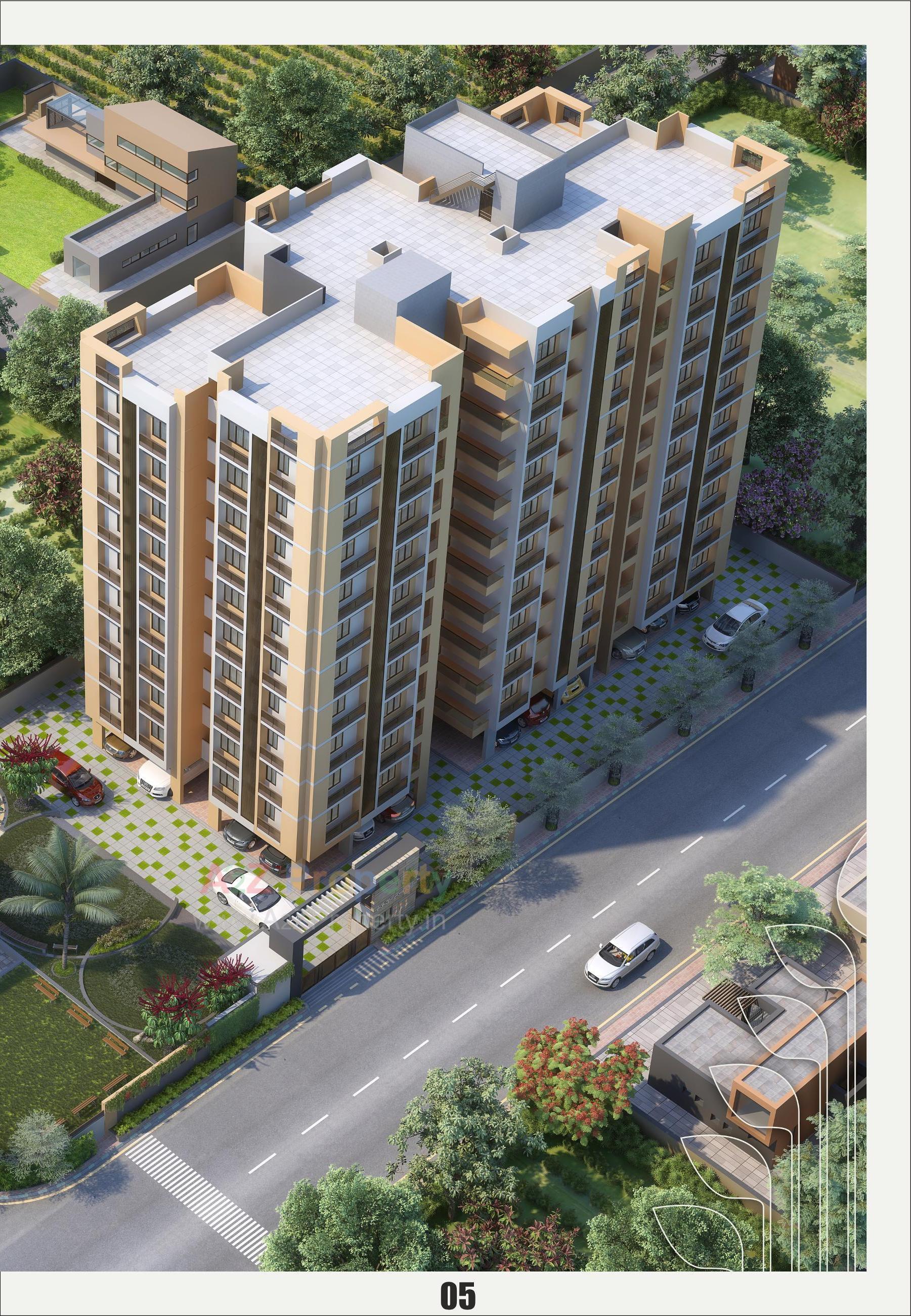3D Elevation of real estate project Akira   60 located at Sarkhej, Ahmedabad, Gujarat