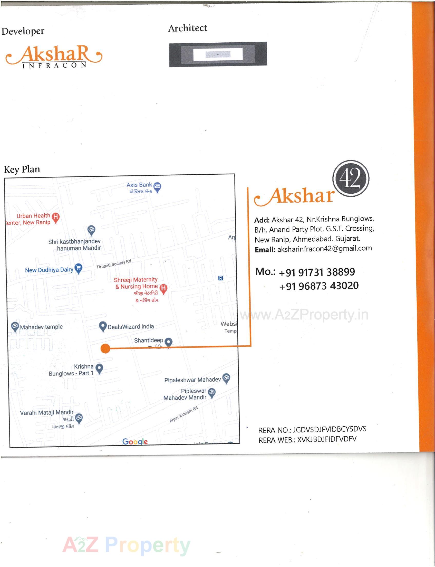  of real estate project Akshar located at Ranip, Ahmedabad, Gujarat
