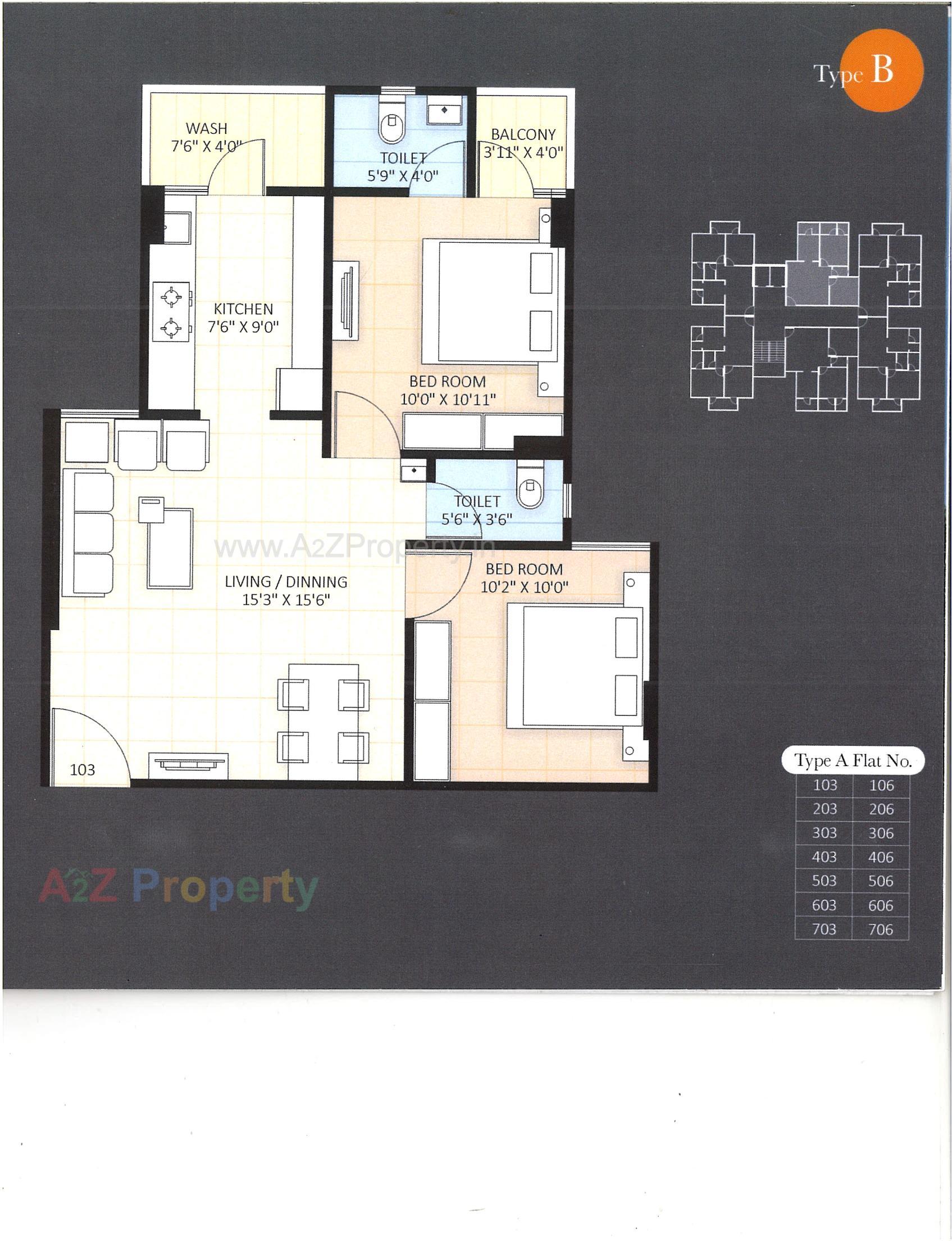 Layout of real estate project Akshar located at Ranip, Ahmedabad, Gujarat