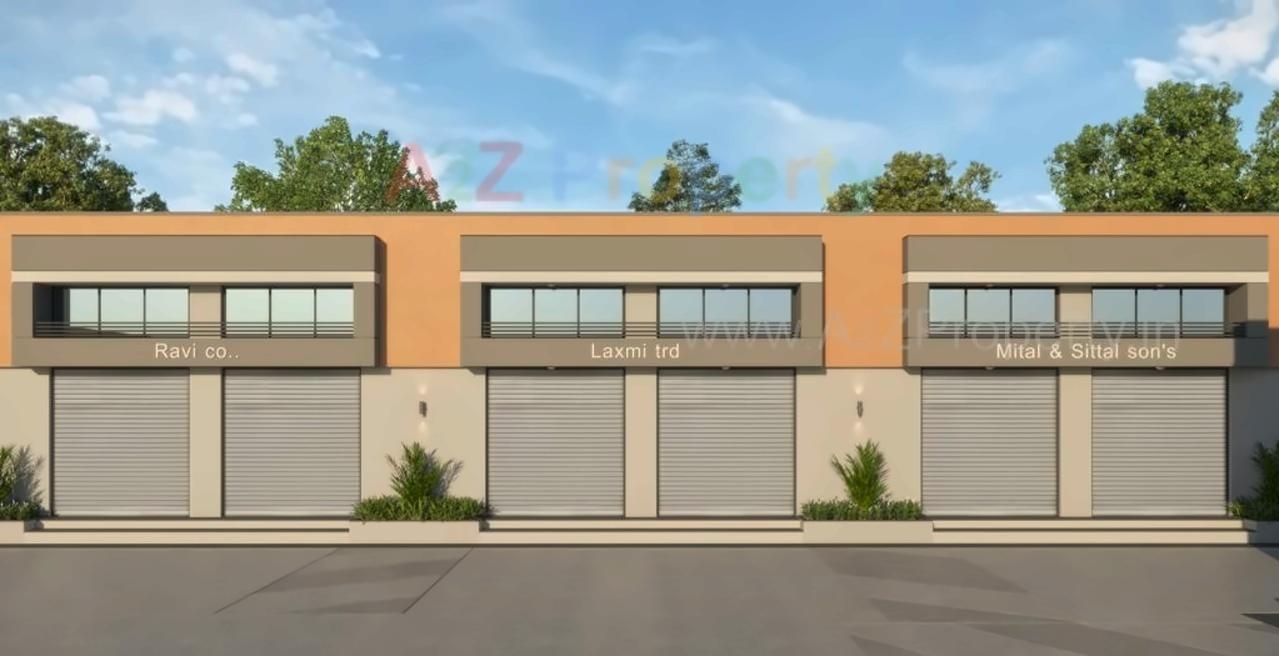 3D Elevation of real estate project Akshar Industrial Park located at Odhav, Ahmedabad, Gujarat