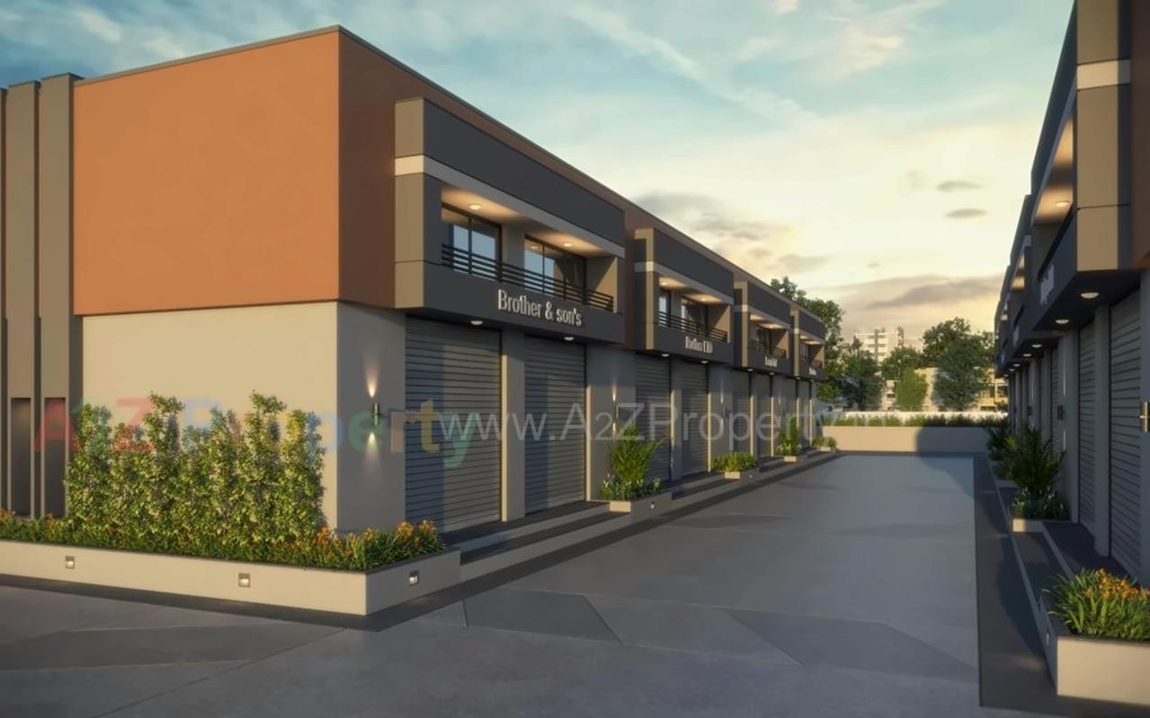 3D Elevation of real estate project Akshar Industrial Park located at Odhav, Ahmedabad, Gujarat