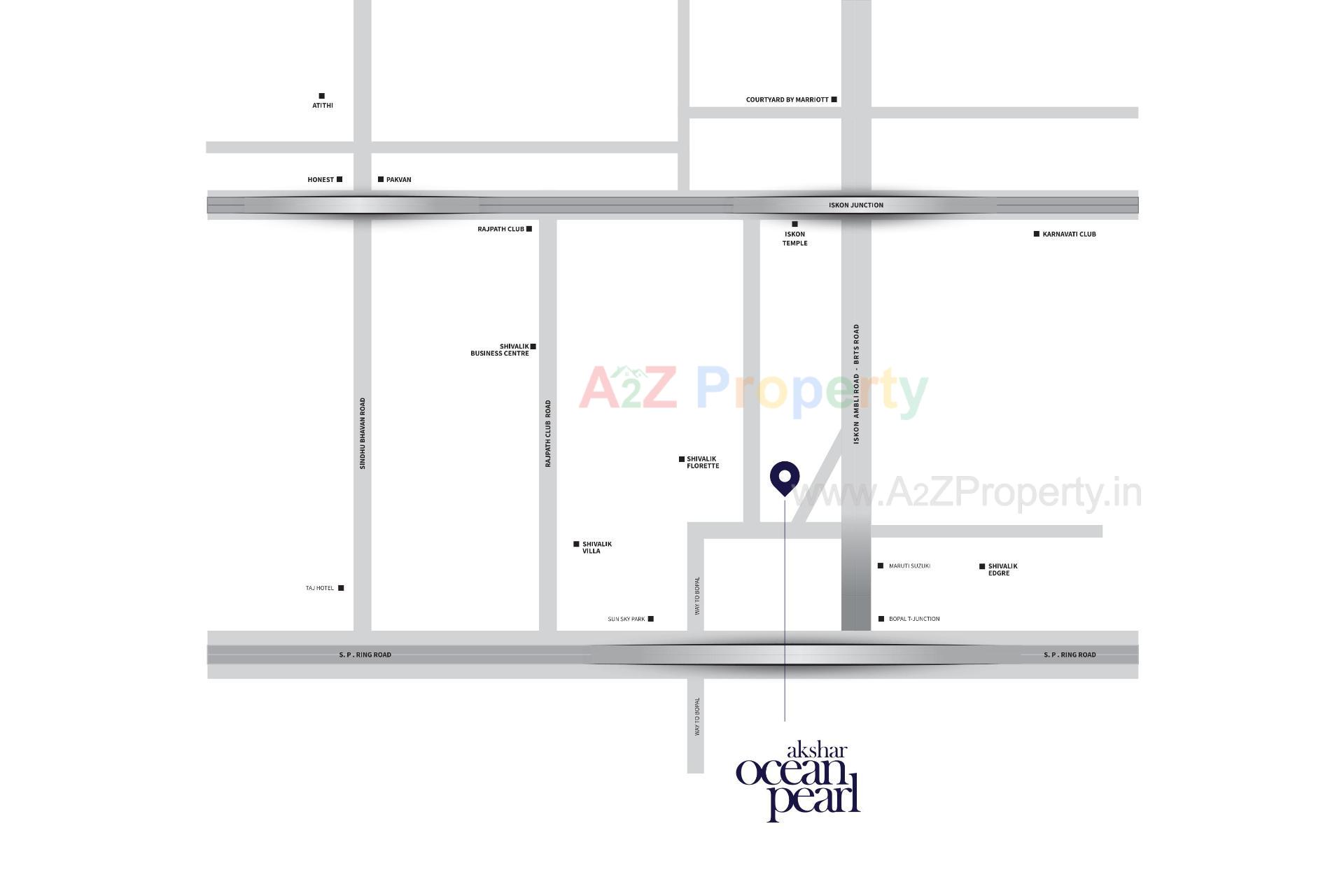  of real estate project Akshar Ocean Pearl located at Ambali, Ahmedabad, Gujarat