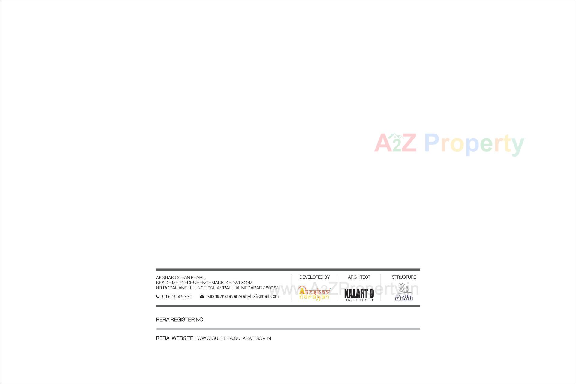  of real estate project Akshar Ocean Pearl located at Ambali, Ahmedabad, Gujarat