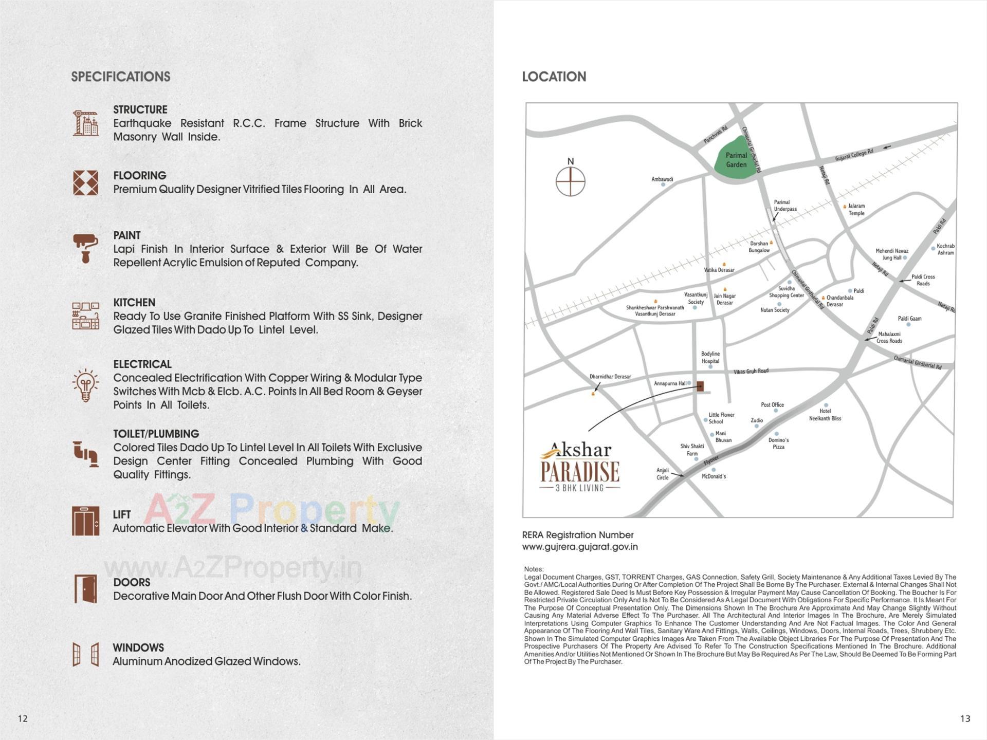  of real estate project Akshar Paradise located at Paldi, Ahmedabad, Gujarat