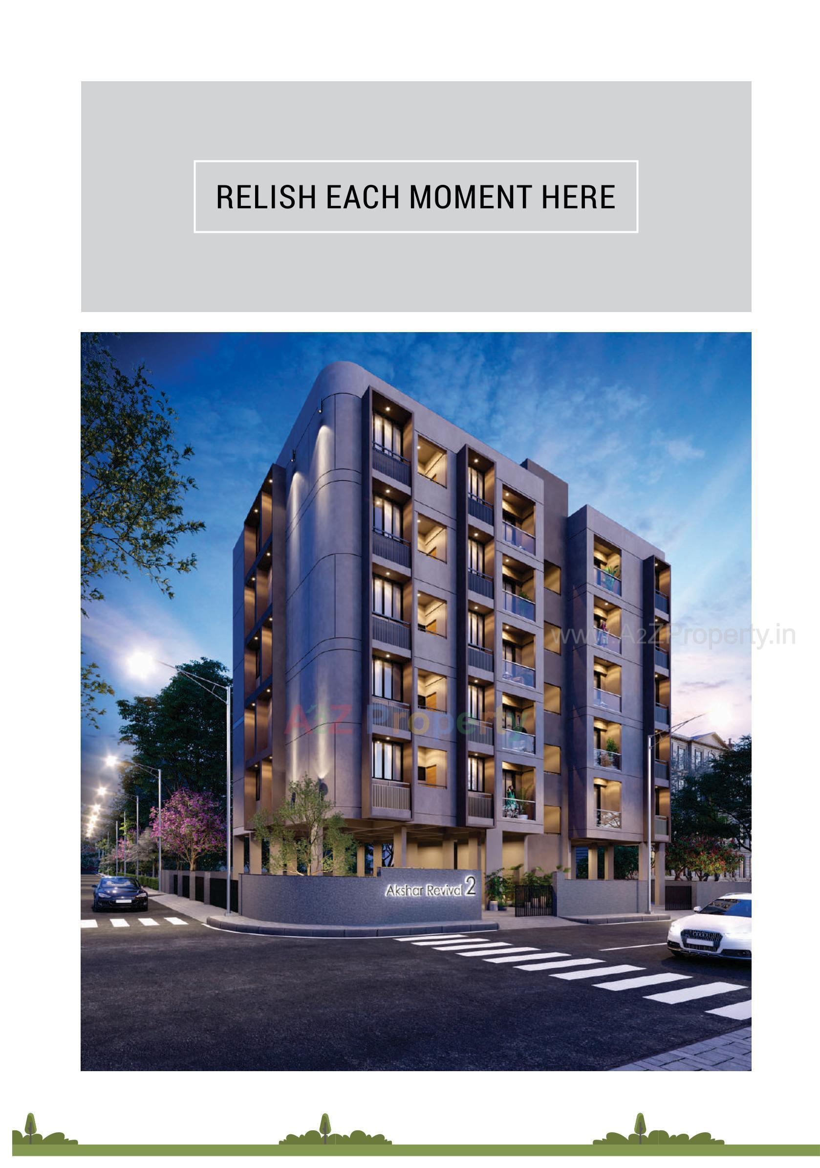 3D Elevation of real estate project Akshar Revival Ii located at Paldi, Ahmedabad, Gujarat