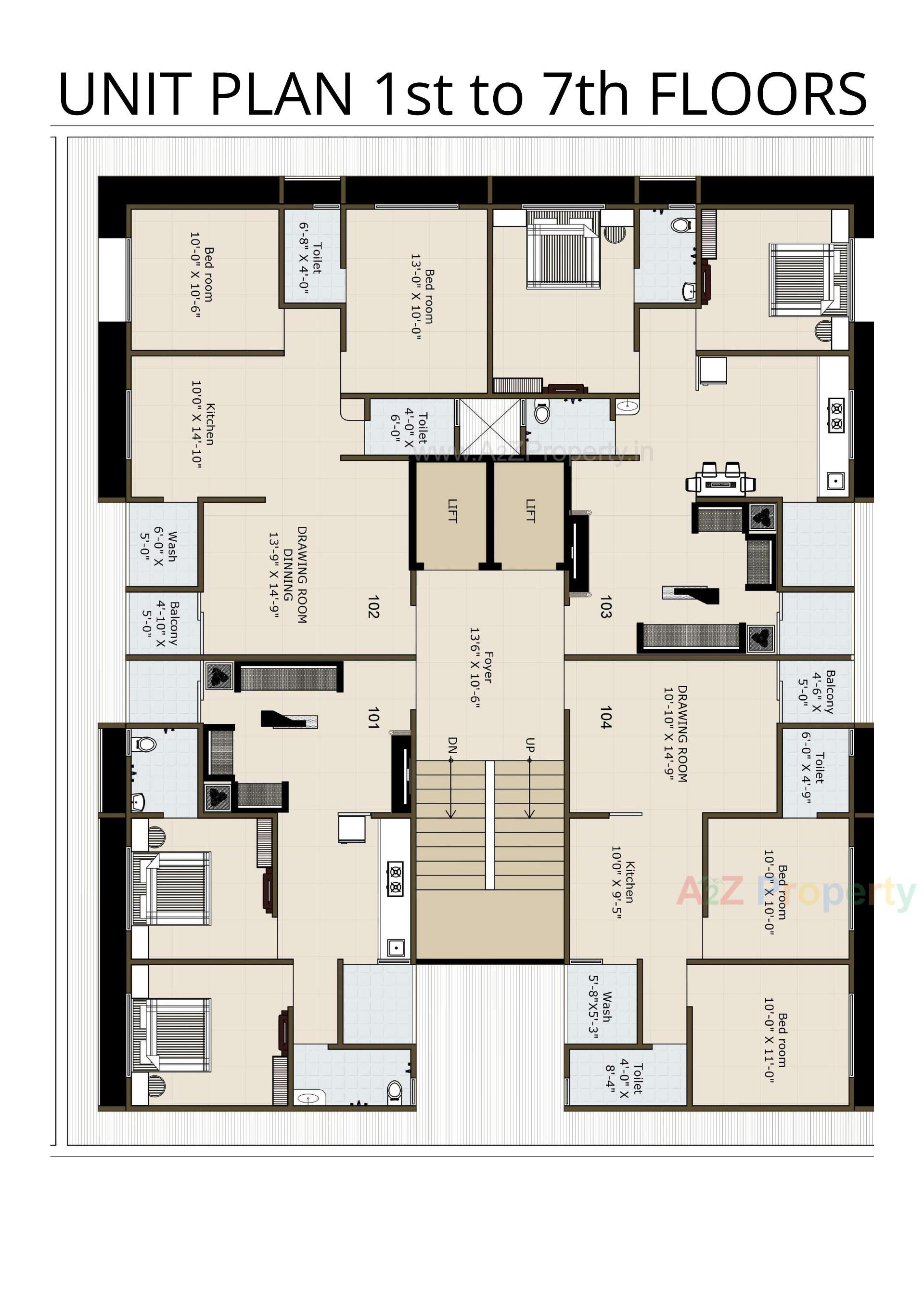 Layout of real estate project Akshar Status located at Naroda, Ahmedabad, Gujarat