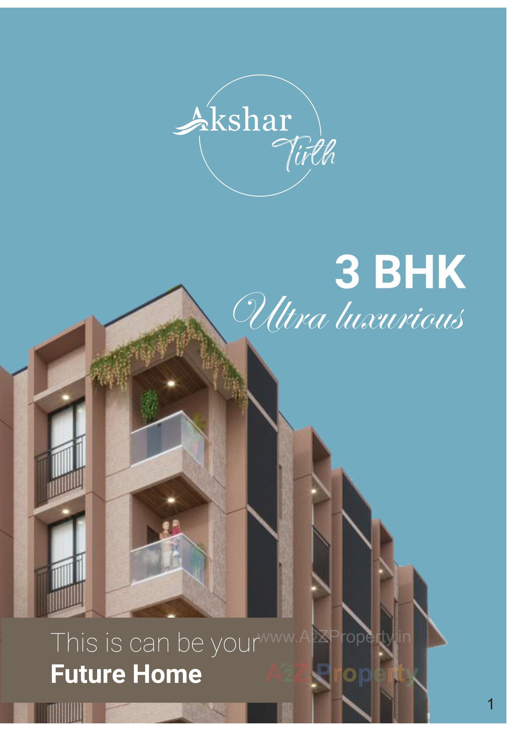 3D Elevation of real estate project Akshar Tirth located at Paldi, Ahmedabad, Gujarat